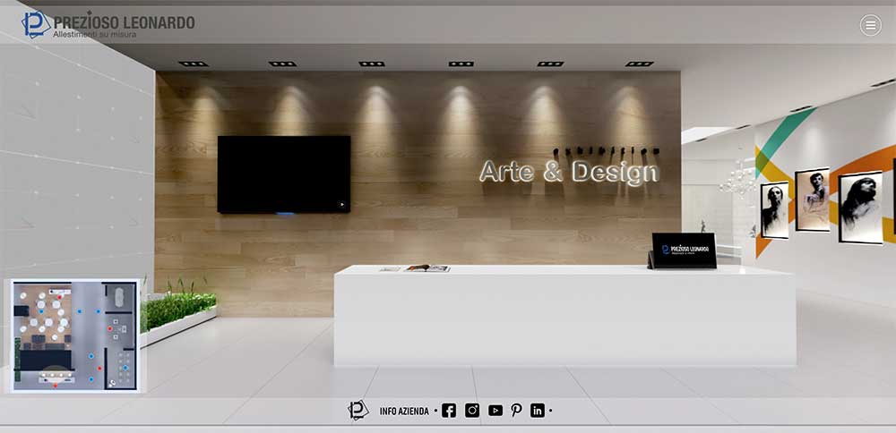 Virtual Tour realizzato per Arte & Design